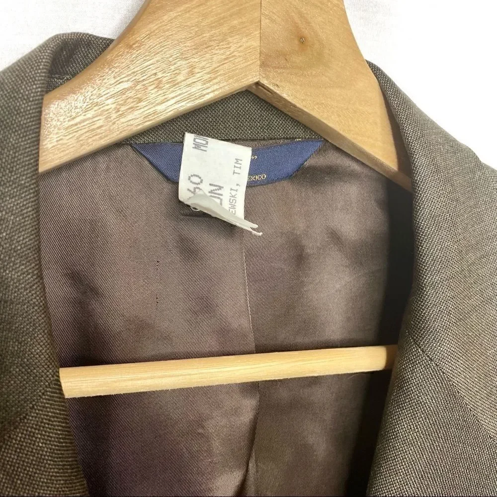 Brooks Brothers 346 brown wool 2 button sport coat size 42L